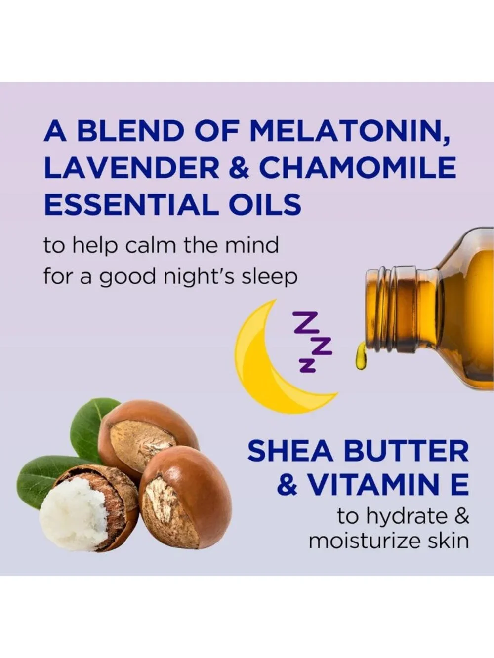 Sleep Body Lotion with Melatonin, Lavender & Chamomile - 24-Hour Moisture (3